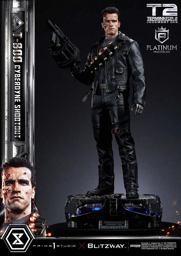 T-800 (Regular Version) Terminator 2: Judgment Day – Prime1Studio – ActionFigure Brasil
