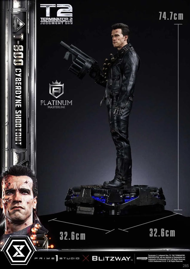 T-800 (Regular Version) Terminator 2: Judgment Day – Prime1Studio – ActionFigure Brasil