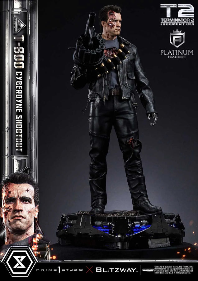 T-800 (Regular Version) Terminator 2: Judgment Day – Prime1Studio – ActionFigure Brasil