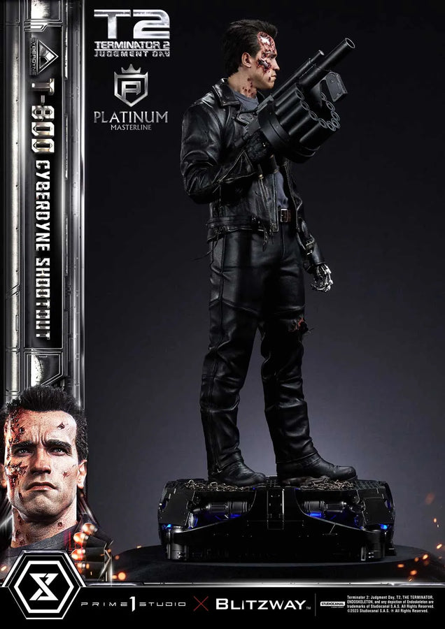 T-800 (Regular Version) Terminator 2: Judgment Day – Prime1Studio – ActionFigure Brasil