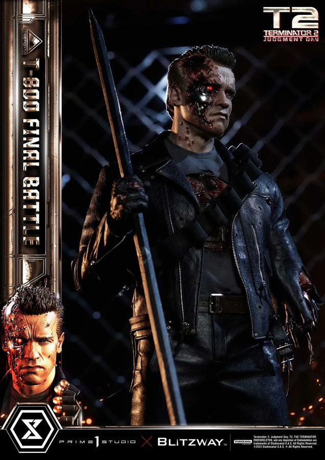 T-800 (Regular Version) Terminator 2: Judgment Day – Prime1Studio – ActionFigure Brasil