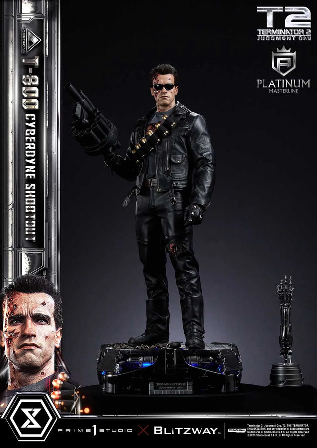 T-800 (Regular Version) Terminator 2: Judgment Day – Prime1Studio – ActionFigure Brasil