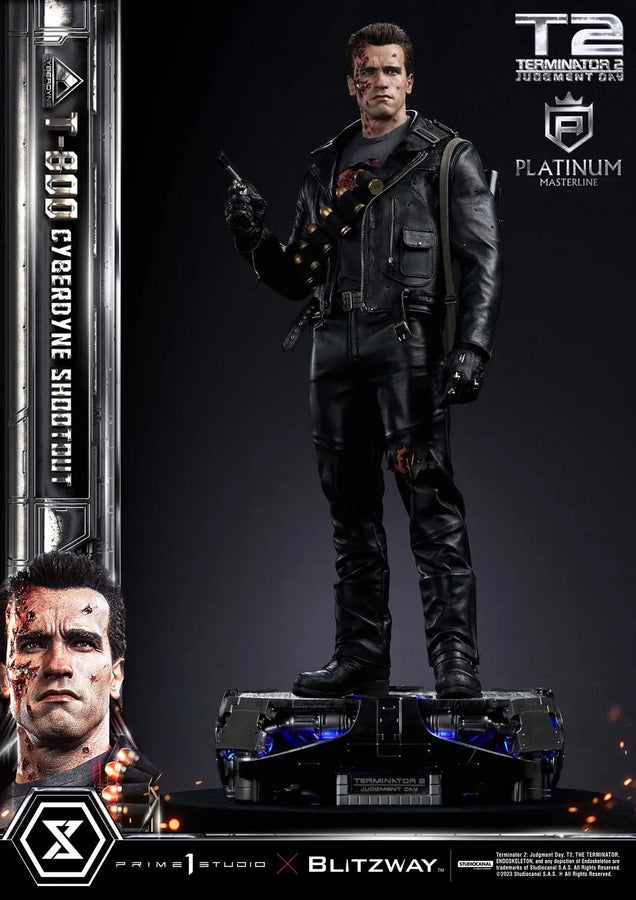 T-800 (Regular Version) Terminator 2: Judgment Day – Prime1Studio – ActionFigure Brasil