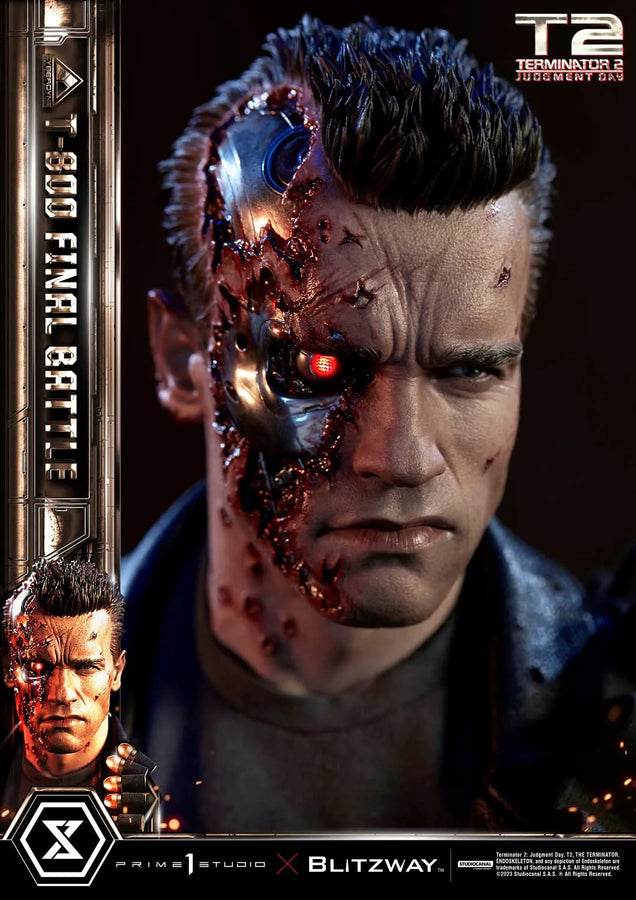 T-800 (Regular Version) Terminator 2: Judgment Day – Prime1Studio – ActionFigure Brasil