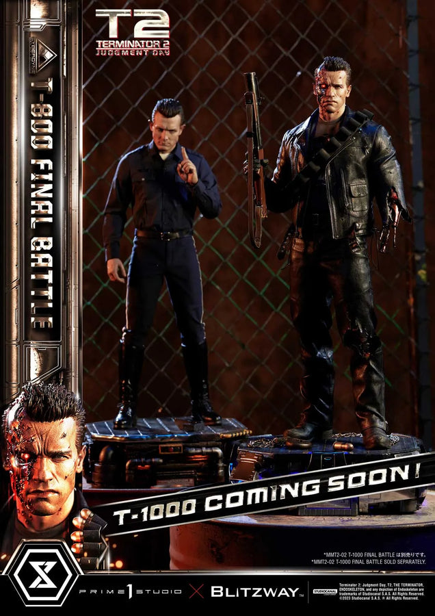 T-800 (Regular Version) Terminator 2: Judgment Day – Prime1Studio – ActionFigure Brasil