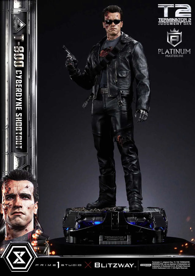 T-800 (Regular Version) Terminator 2: Judgment Day – Prime1Studio – ActionFigure Brasil