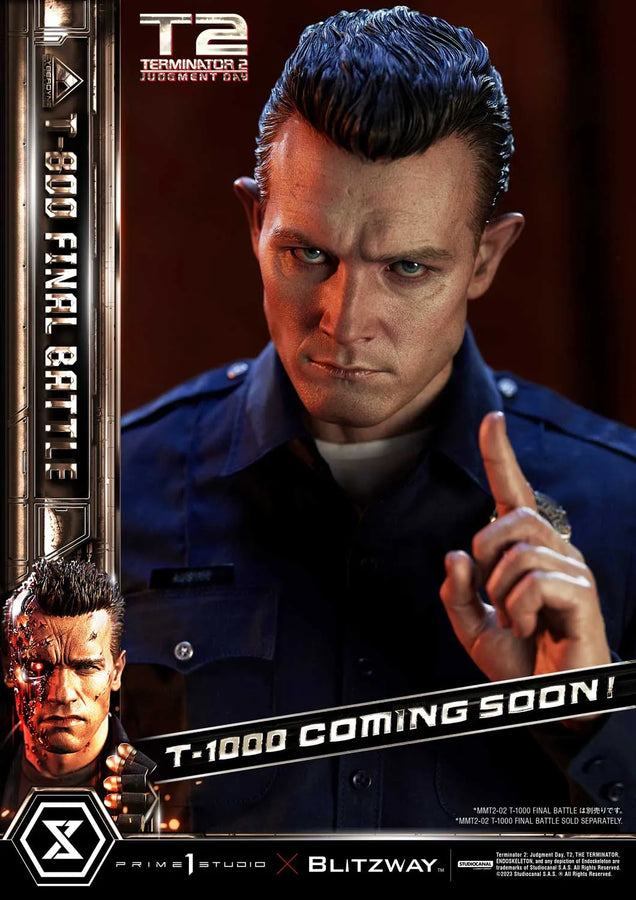 T-800 (Regular Version) Terminator 2: Judgment Day – Prime1Studio – ActionFigure Brasil