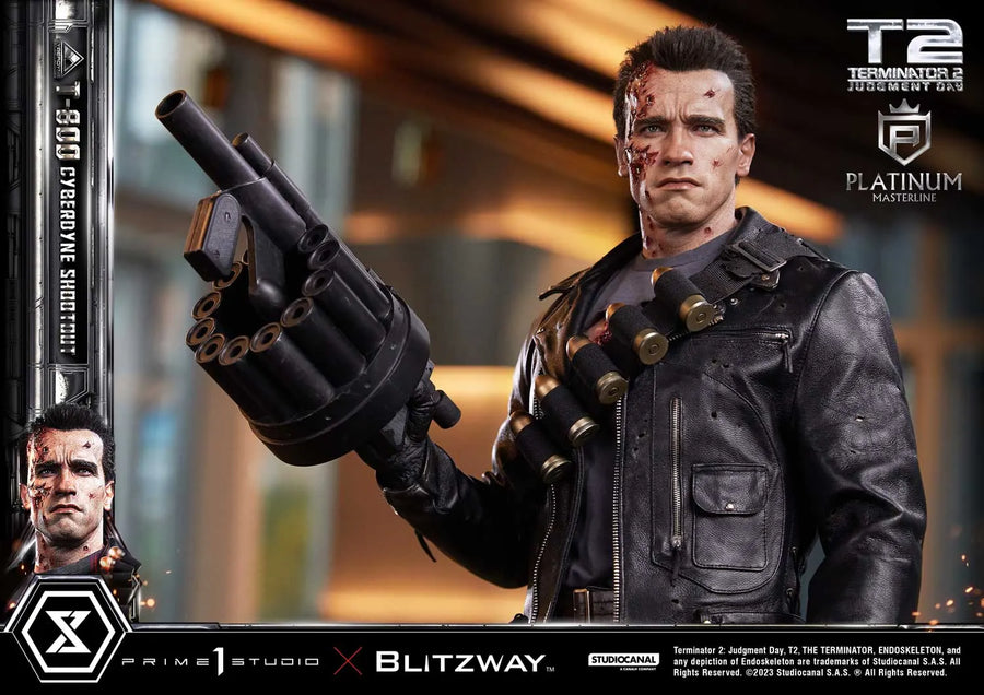 T-800 (Regular Version) Terminator 2: Judgment Day – Prime1Studio – ActionFigure Brasil