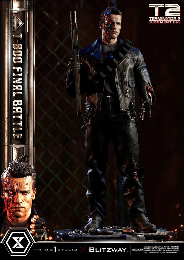 T-800 (Regular Version) Terminator 2: Judgment Day – Prime1Studio – ActionFigure Brasil