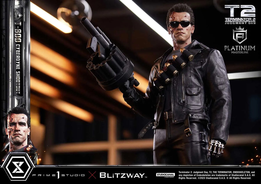 T-800 (Regular Version) Terminator 2: Judgment Day – Prime1Studio – ActionFigure Brasil