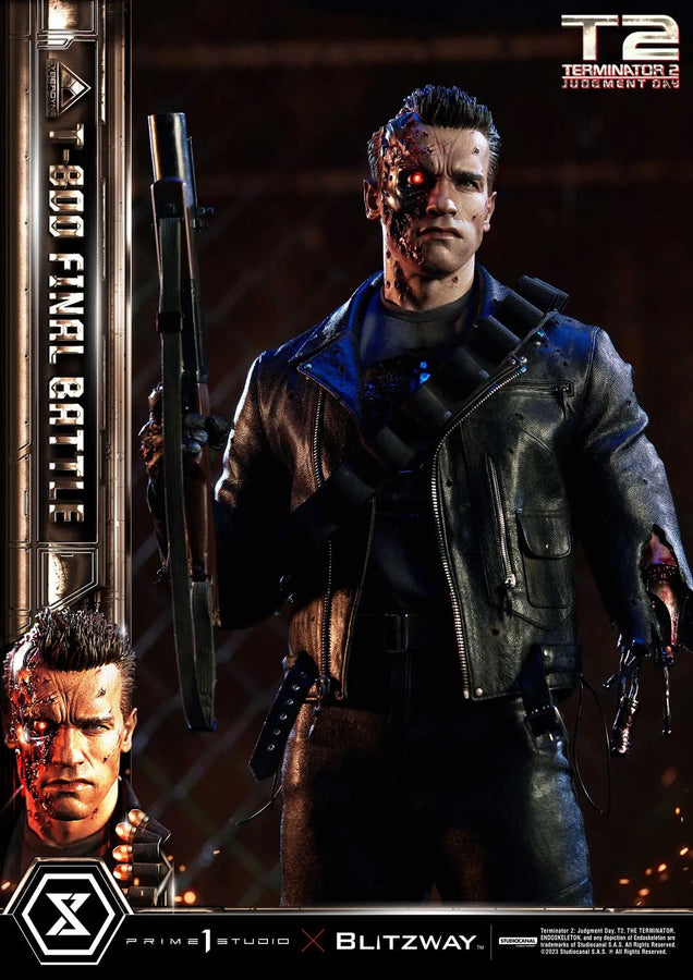 T-800 (Regular Version) Terminator 2: Judgment Day – Prime1Studio – ActionFigure Brasil