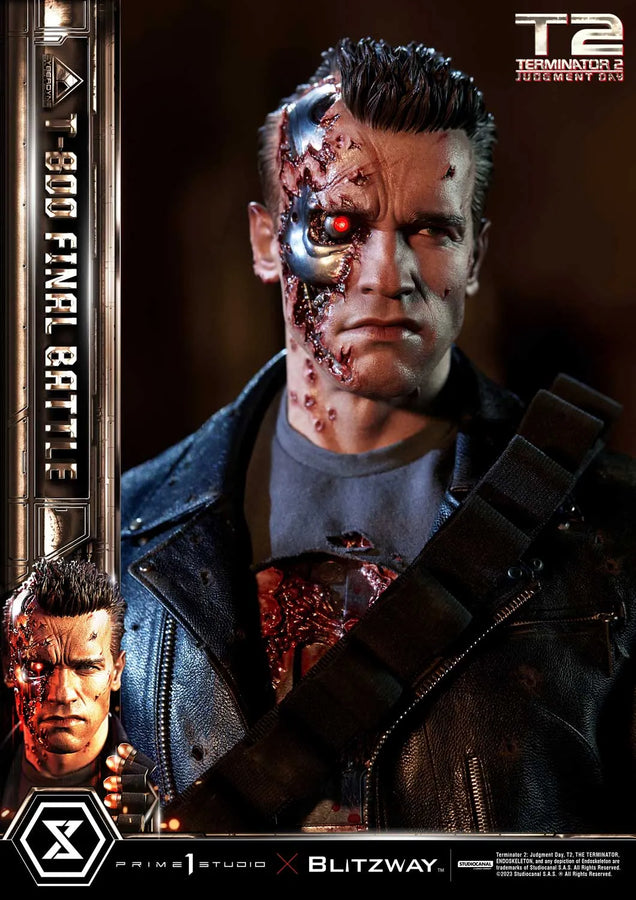 T-800 (Regular Version) Terminator 2: Judgment Day – Prime1Studio – ActionFigure Brasil