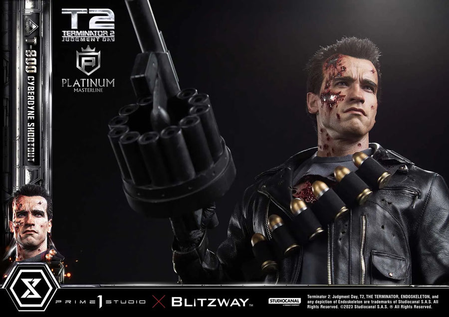 T-800 (Regular Version) Terminator 2: Judgment Day – Prime1Studio – ActionFigure Brasil