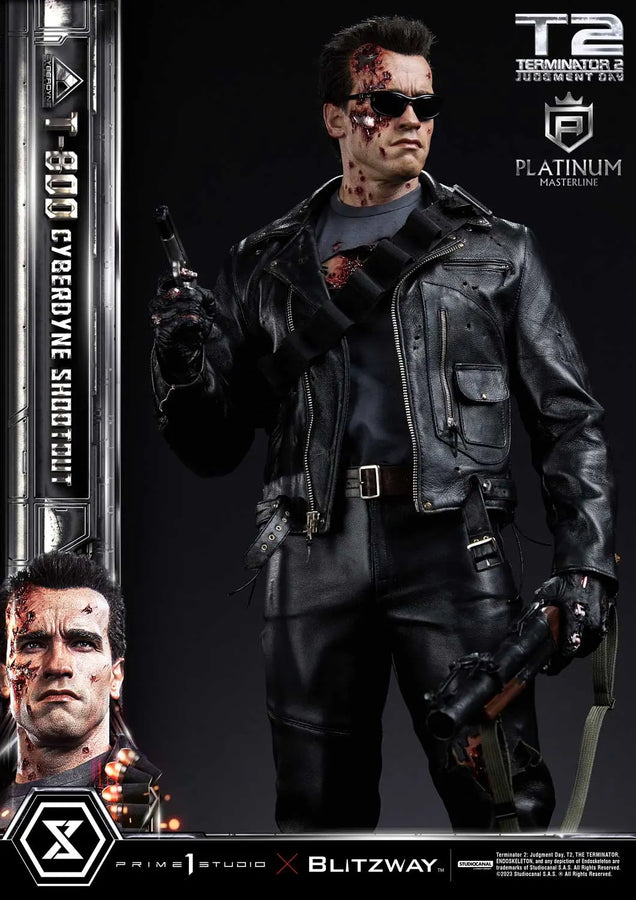 T-800 (Regular Version) Terminator 2: Judgment Day – Prime1Studio – ActionFigure Brasil