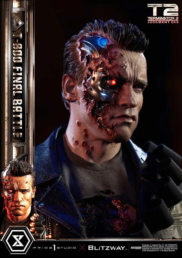 T-800 (Regular Version) Terminator 2: Judgment Day – Prime1Studio – ActionFigure Brasil