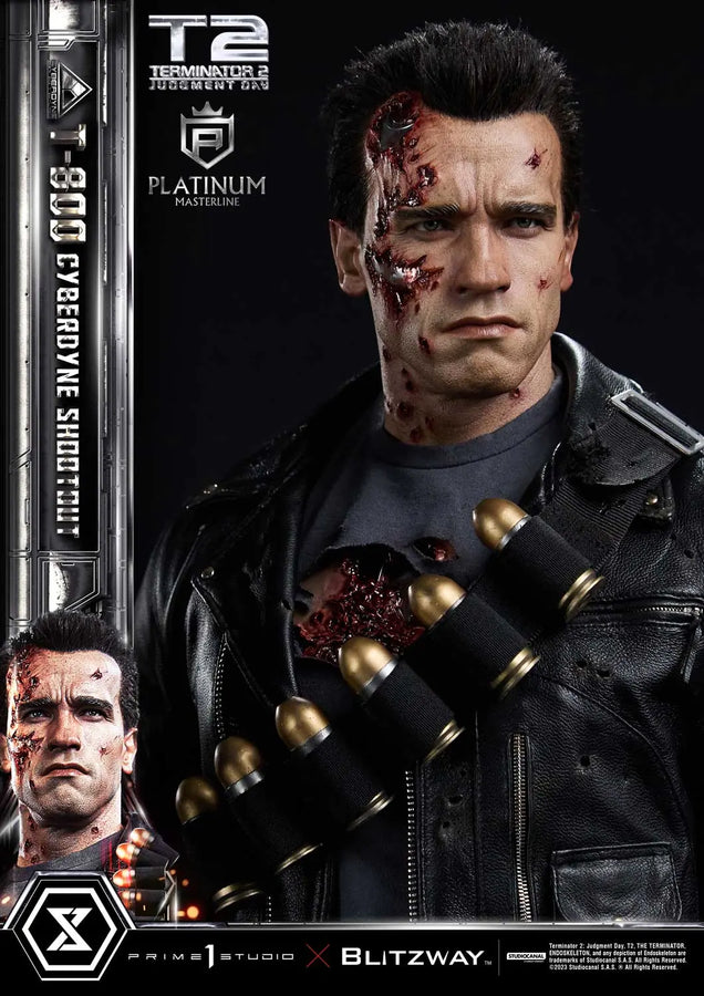 T-800 (Regular Version) Terminator 2: Judgment Day – Prime1Studio – ActionFigure Brasil