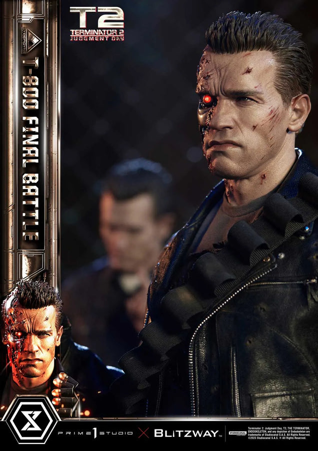 T-800 (Regular Version) Terminator 2: Judgment Day – Prime1Studio – ActionFigure Brasil