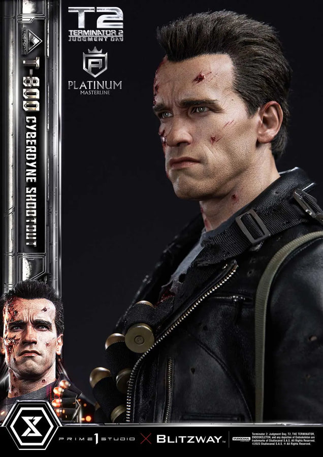 T-800 (Regular Version) Terminator 2: Judgment Day – Prime1Studio – ActionFigure Brasil