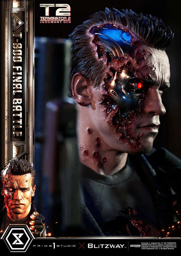 T-800 (Regular Version) Terminator 2: Judgment Day – Prime1Studio – ActionFigure Brasil
