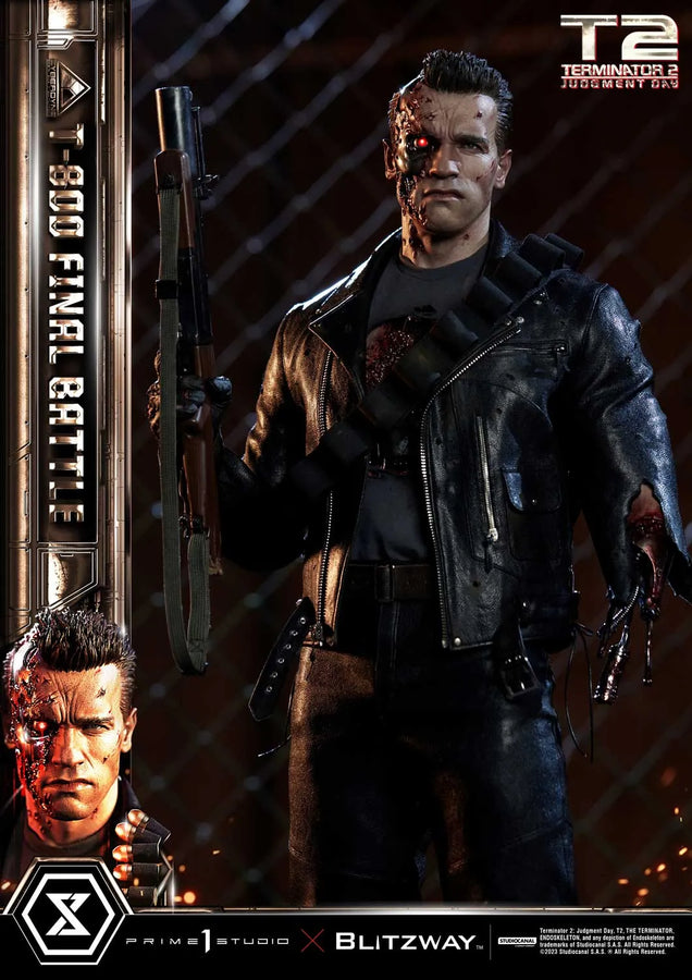 T-800 (Regular Version) Terminator 2: Judgment Day – Prime1Studio – ActionFigure Brasil
