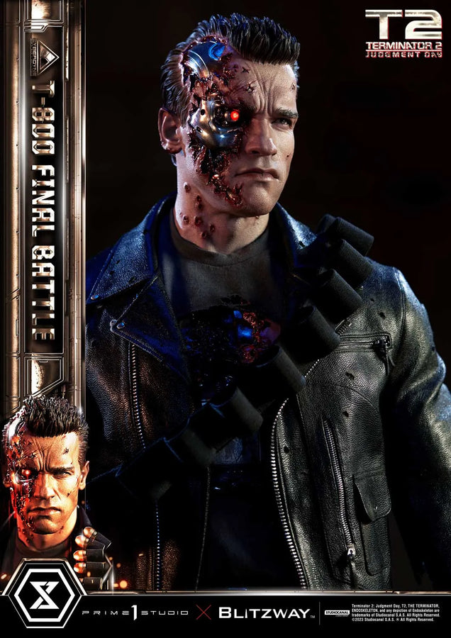 T-800 (Regular Version) Terminator 2: Judgment Day – Prime1Studio – ActionFigure Brasil