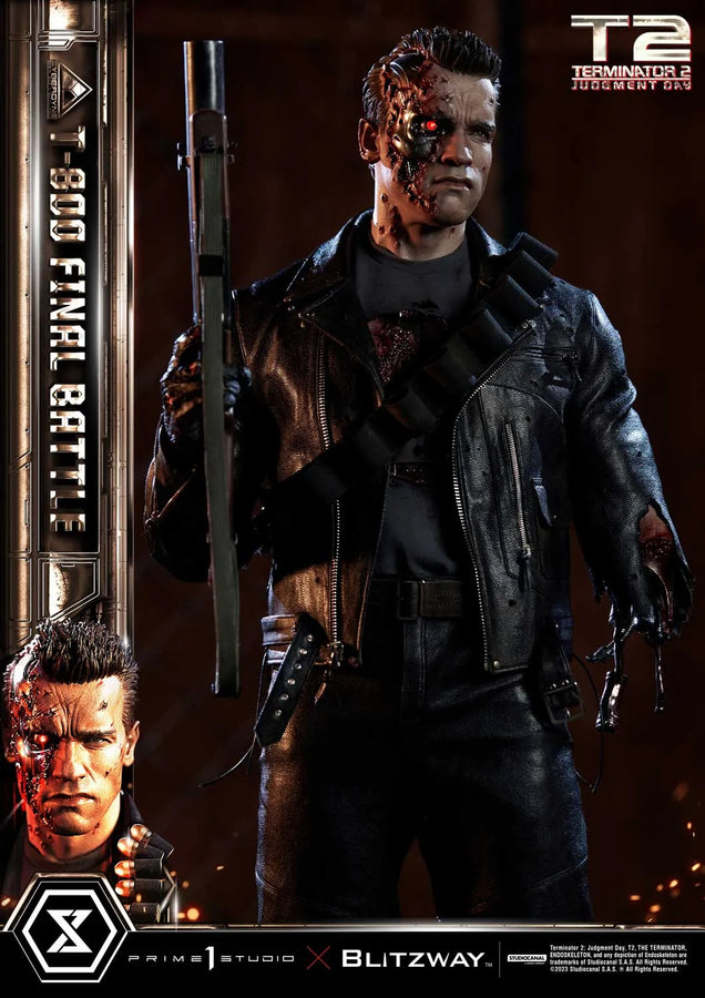 T-800 (Regular Version) Terminator 2: Judgment Day – Prime1Studio – ActionFigure Brasil