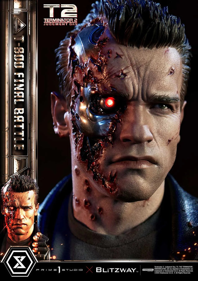 T-800 (Regular Version) Terminator 2: Judgment Day – Prime1Studio – ActionFigure Brasil