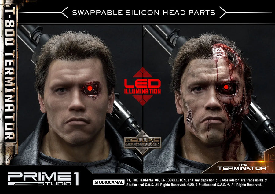 T-800 Terminator (Deluxe Version) - LIMITED EDITION: 200 (Deluxe Version) – Prime 1 Studio – ActionFigure Brasil