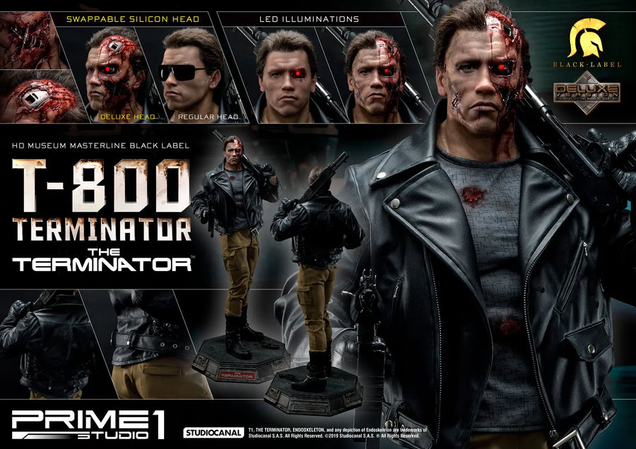 T-800 Terminator (Deluxe Version) - LIMITED EDITION: 200 (Deluxe Version) – Prime 1 Studio – ActionFigure Brasil