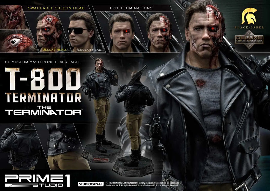 T-800 Terminator (Deluxe Version) The Terminator (Film) – Prime1Studio – ActionFigure Brasil