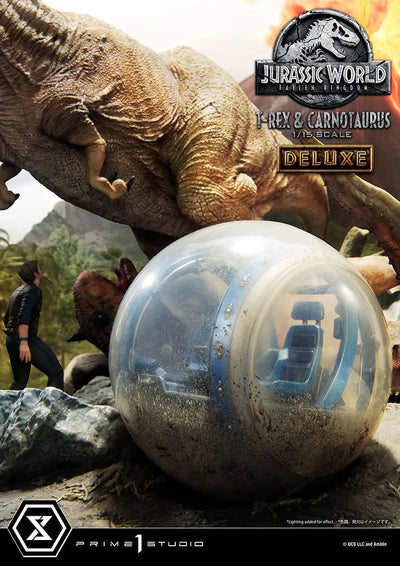 T-Rex & Carnotaurus (Deluxe Version) - LIMITED EDITION: 150 (Deluxe Version) – Prime 1 Studio – ActionFigure Brasil