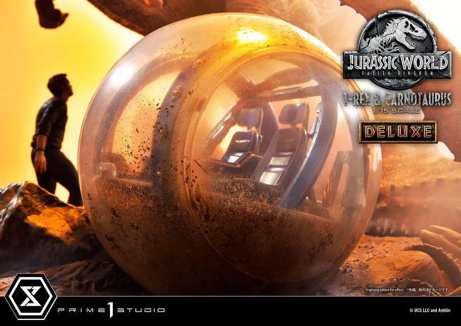 T-Rex & Carnotaurus (Deluxe Version) - LIMITED EDITION: 150 (Deluxe Version) – Prime 1 Studio – ActionFigure Brasil