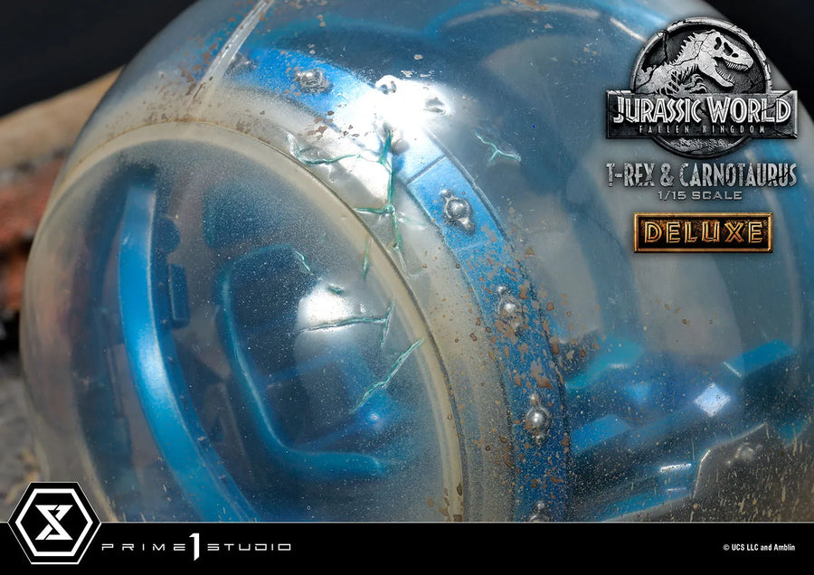 T-Rex & Carnotaurus (Deluxe Version) - LIMITED EDITION: 150 (Deluxe Version) – Prime 1 Studio – ActionFigure Brasil