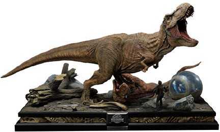 T-Rex & Carnotaurus (Deluxe Version) - LIMITED EDITION: 150 (Deluxe Version) – Prime 1 Studio – ActionFigure Brasil