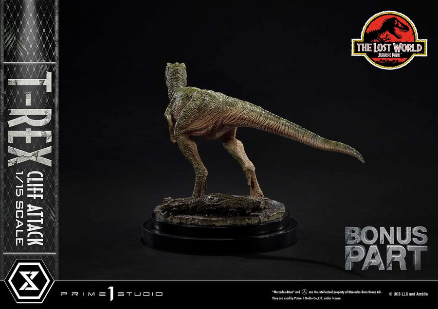 T-Rex Cliff Attack (1st Shipping) The Lost World: Jurassic Park (Film) – Prime1Studio – ActionFigure Brasil