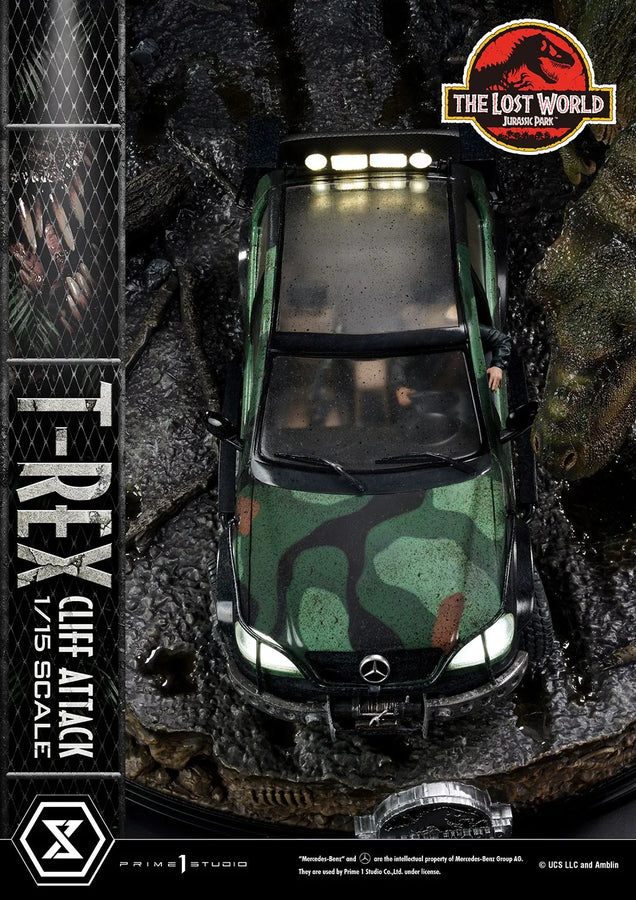 T-Rex Cliff Attack (1st Shipping) The Lost World: Jurassic Park (Film) – Prime1Studio – ActionFigure Brasil