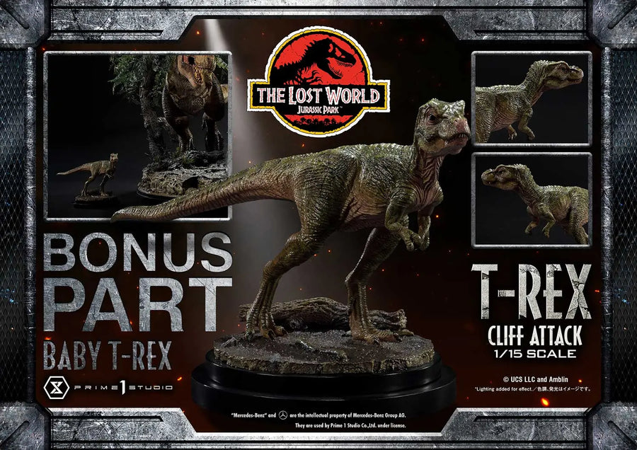 T-Rex Cliff Attack (2nd Shipping) The Lost World: Jurassic Park (Film) – Prime1Studio – ActionFigure Brasil