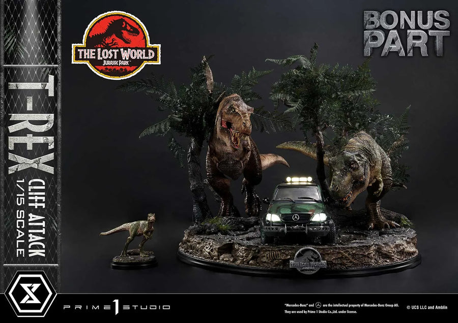 T-Rex Cliff Attack (2nd Shipping) The Lost World: Jurassic Park (Film) – Prime1Studio – ActionFigure Brasil