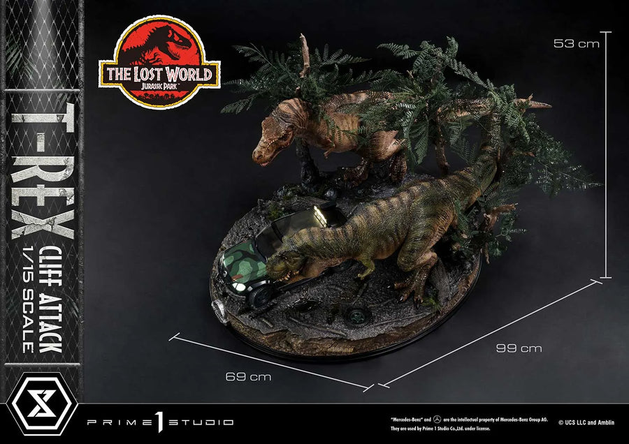 T-Rex Cliff Attack (2nd Shipping) The Lost World: Jurassic Park (Film) – Prime1Studio – ActionFigure Brasil