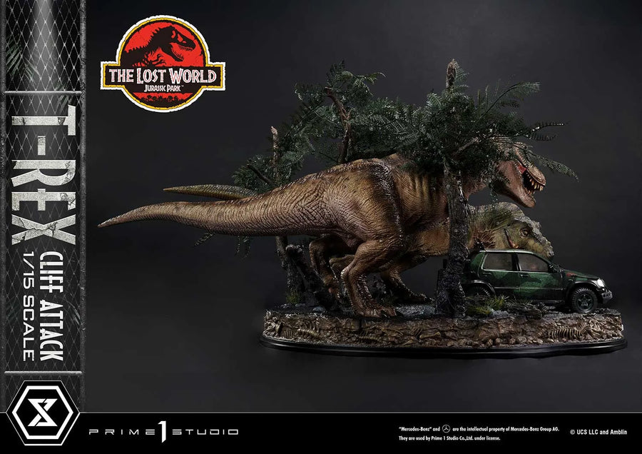 T-Rex Cliff Attack (2nd Shipping) The Lost World: Jurassic Park (Film) – Prime1Studio – ActionFigure Brasil