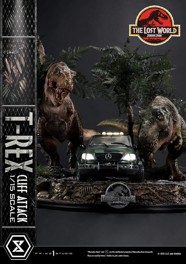 T-Rex Cliff Attack (2nd Shipping) The Lost World: Jurassic Park (Film) – Prime1Studio – ActionFigure Brasil