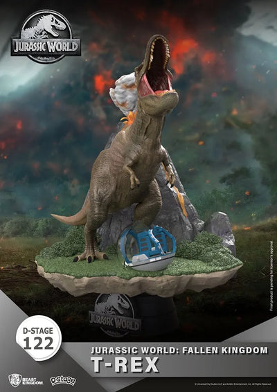 T-Rex D-Stage – Beast Kingdom – ActionFigure Brasil — close