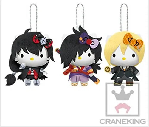 Tales of Berseria - Hello Kitty - Plush Strap - Tales of Berseria x Hello Kitty - Rokurouㅤ – Banpresto – ActionFigure Brasil
