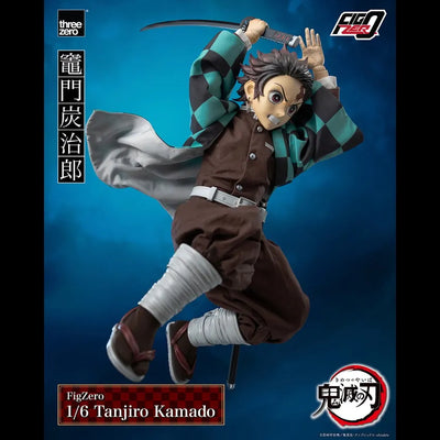 Tanjiro Kamado – Threezero – ActionFigure Brasil — com base expositora