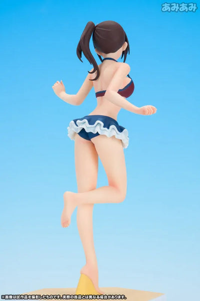 Tari Tari - Okita Sawa - Beach Queens - 1/10 - Swimsuit ver. (Wave)ㅤ – Wave – ActionFigureBrasil — embalagem
