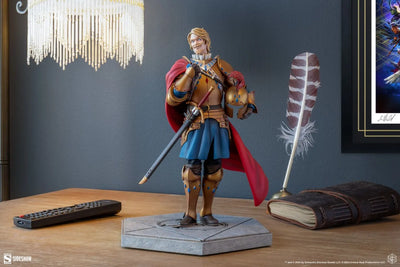 Taryon Darrington - Vox Machina - LIMITED EDITION – Sideshow Collectibles – ActionFigure Brasil — com base expositora