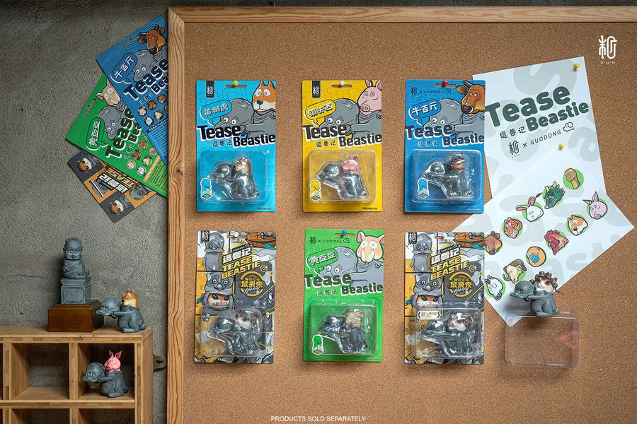 Teasie Beastie – Mouse Pilot (Blue Helmet) – Manas SUM – ActionFigure Brasil