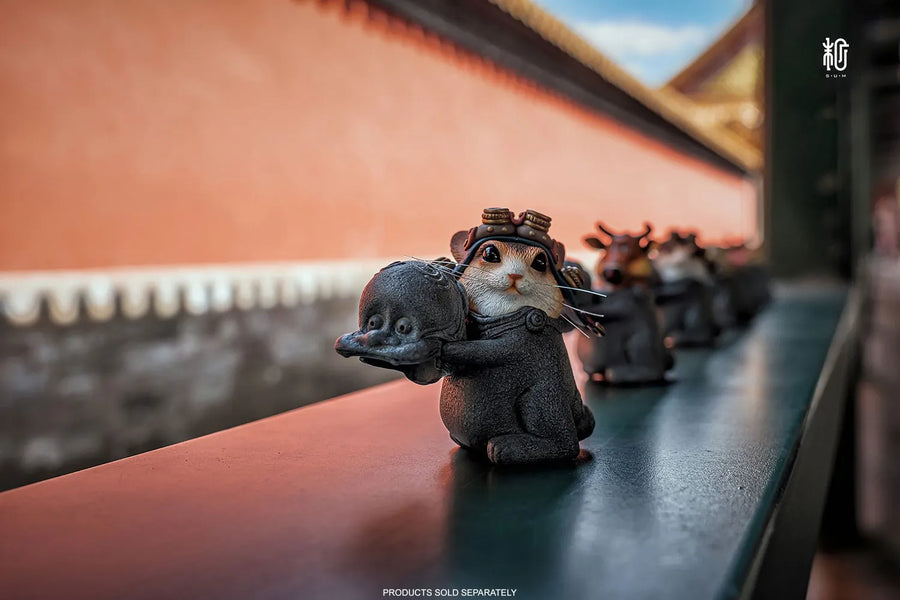 Teasie Beastie – Mouse Pilot (Blue Helmet) – Manas SUM – ActionFigure Brasil