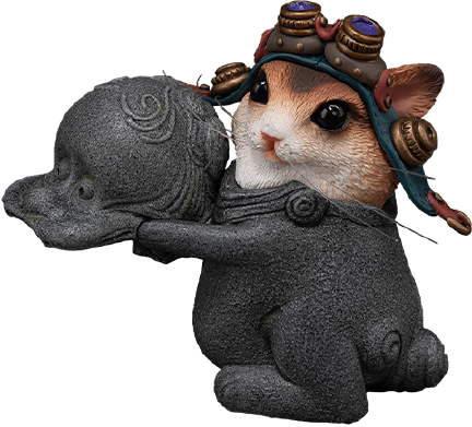 Teasie Beastie – Mouse Pilot (Blue Helmet) – Manas SUM – ActionFigure Brasil