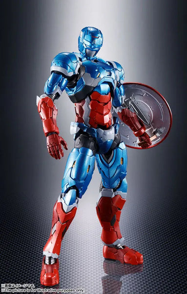 Tech-on Avengers - Captain America - S.H.Figuarts - (Tech-on Avengers) (Bandai Spirits)ㅤ – Bandai Spirits – ActionFigureBrasil